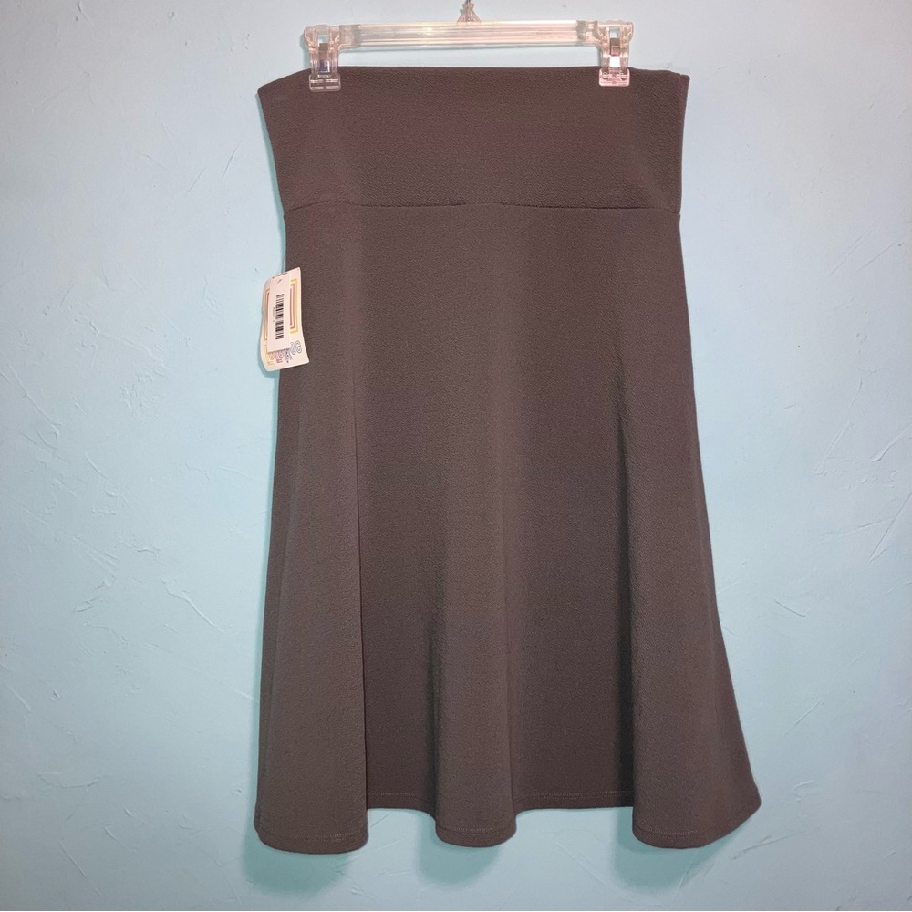 LuLaRoe Grey A-Line Flared Skirt